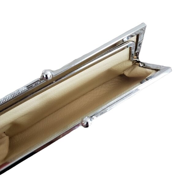 NEW Tapestry Mini Coin Purse Brown Orange Beige Geometric Print - Picture 6 of 8